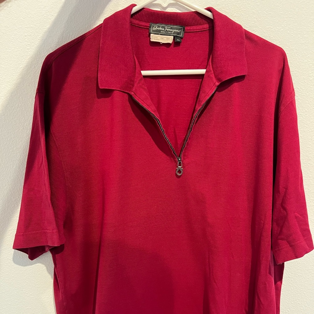 Ferragamo Red Polo